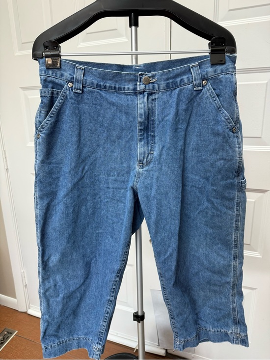 Lee Pants - Lee Women's Medium Blue Denim Capris